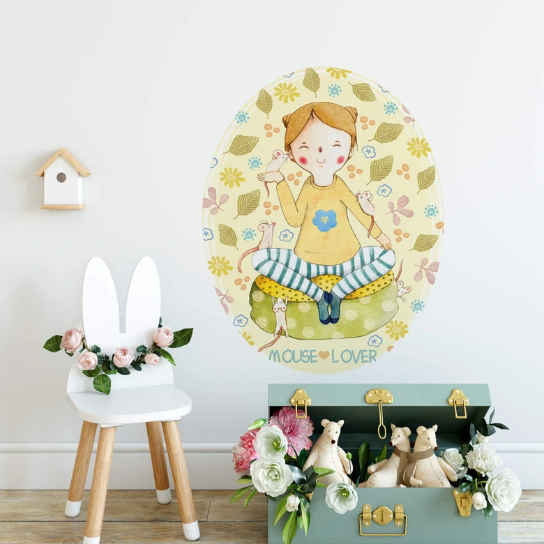 Loske - Mouse Lover Wall sticker 