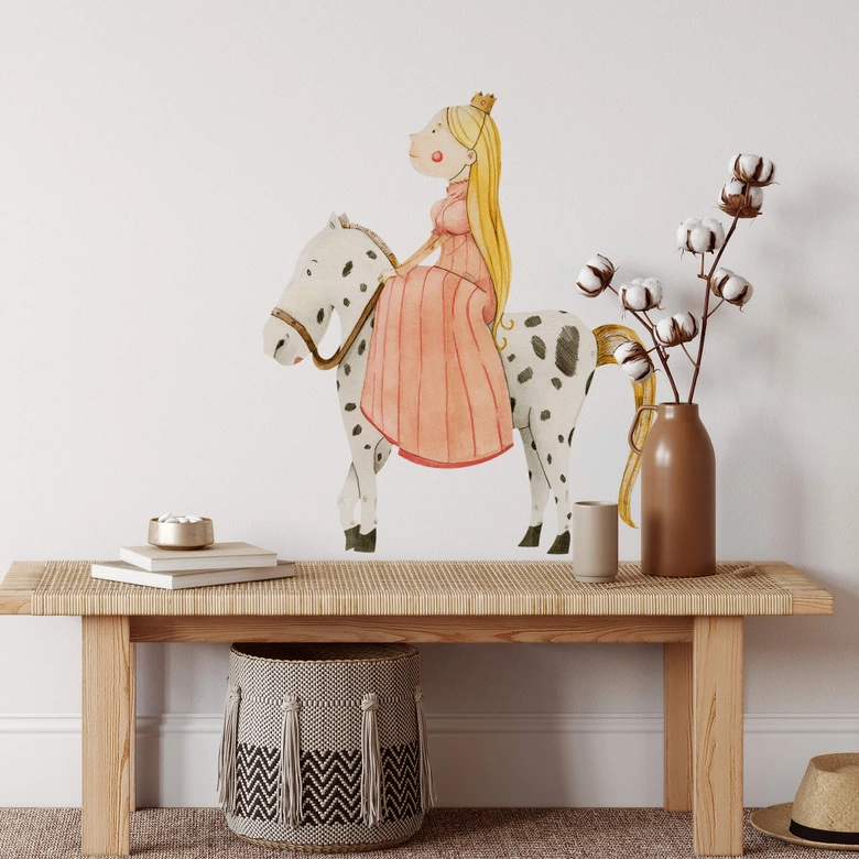 Sticker mural - Loske - Princesse 
