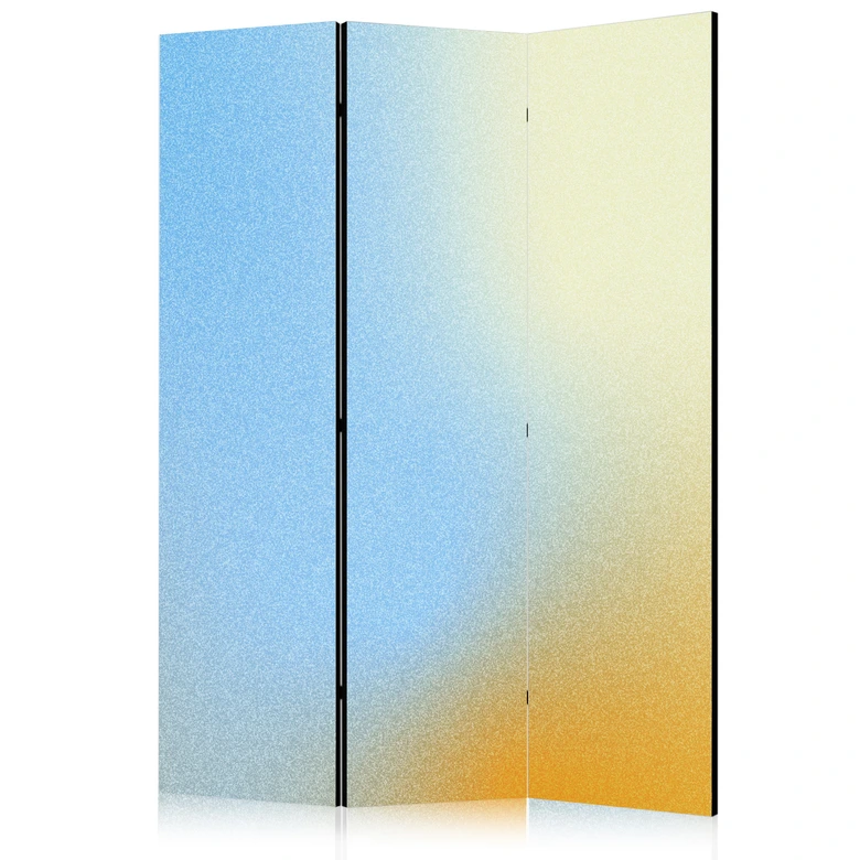 Paravent, Raumteiler freistehend, Trennwand - Energetic Gradient - Gradient Composition in Vibrant Colors 