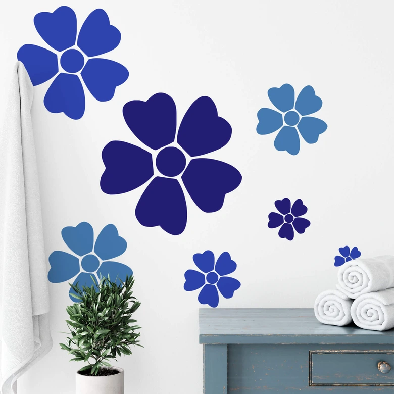 Wandtattoo Blüten 