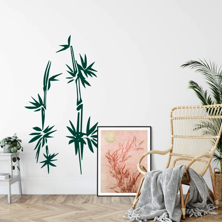 Wandtattoo Bambus 2 
