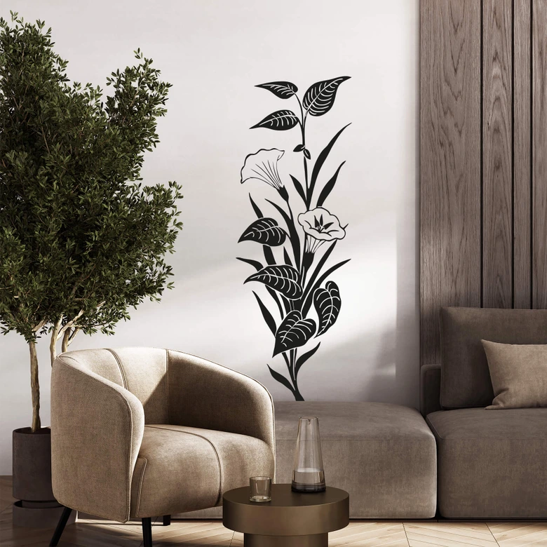 Trumpet Flowers Wall sticker 