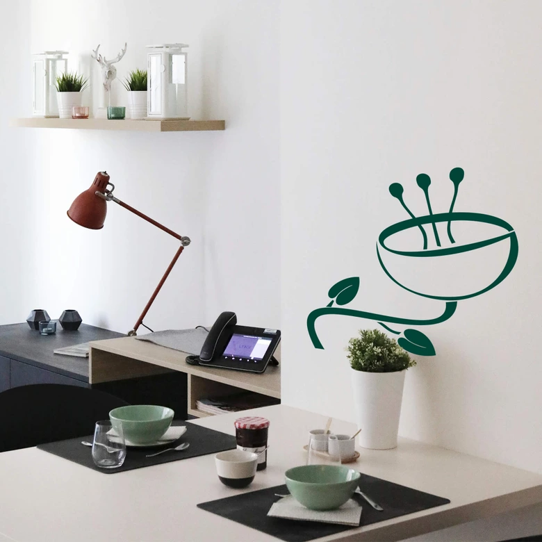 Wandtattoo Designblüte 