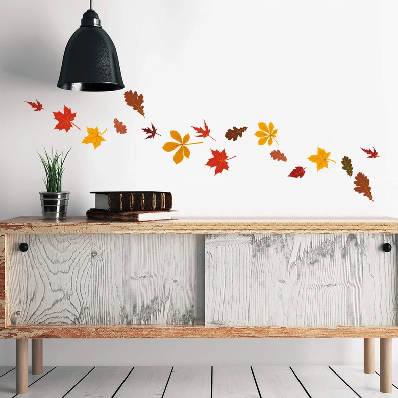 Wandtattoo Blätter Set Herbst 2 
