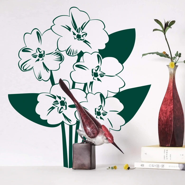 Wandtattoo Sommerblüten 