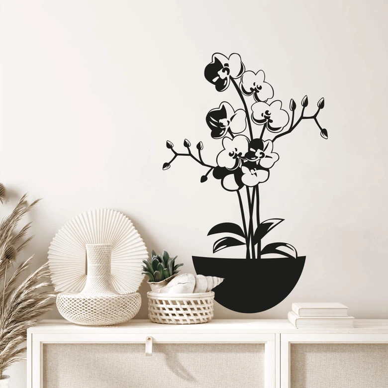 Wandtattoo Orchidee 2 