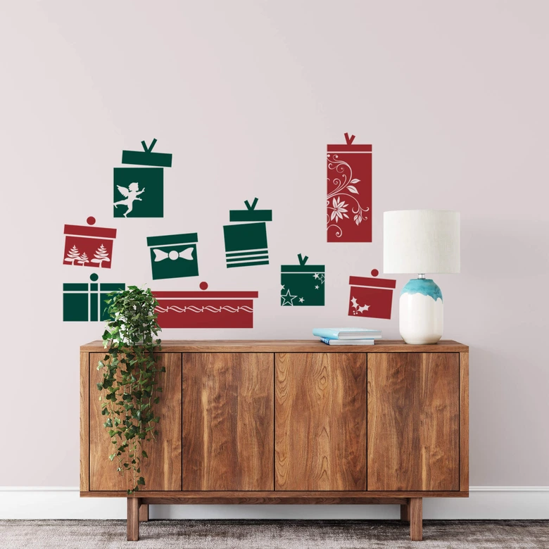 Sticker mural - Kit Cadeaux (2 couleurs) 