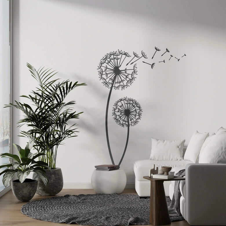 Wandtattoo Pusteblumen-Pärchen 