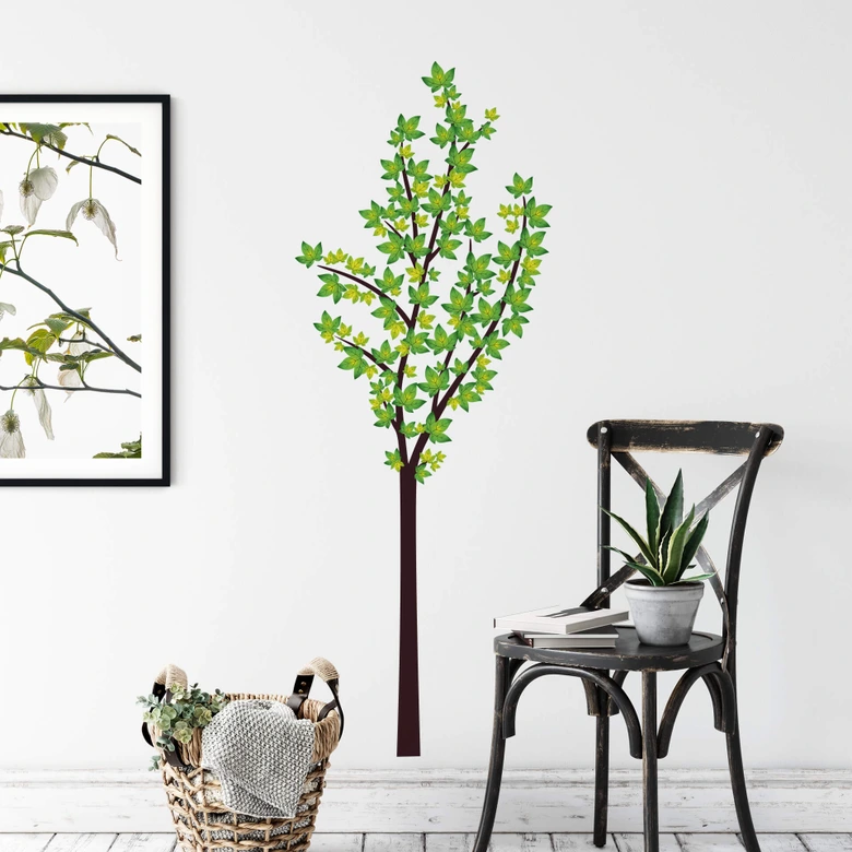 Wandtattoo Ahornbaum (2-farbig) 