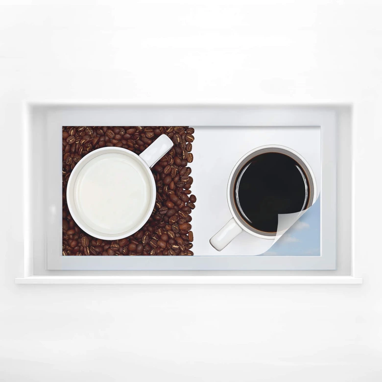 Window foil Lavsen – White Espresso 