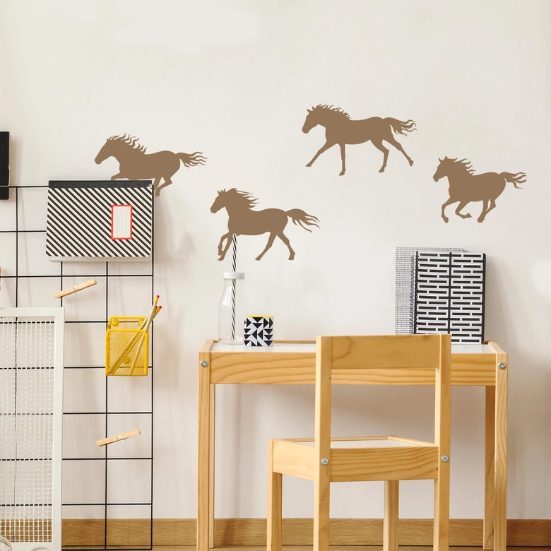 Muursticker Paarden Set 