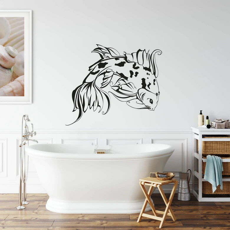 Sticker mural - Koi Japonais 