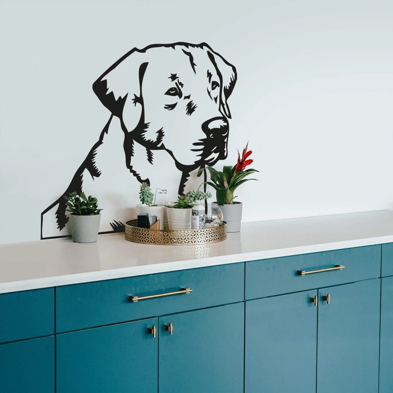 Wandtattoo Golden Retriever 