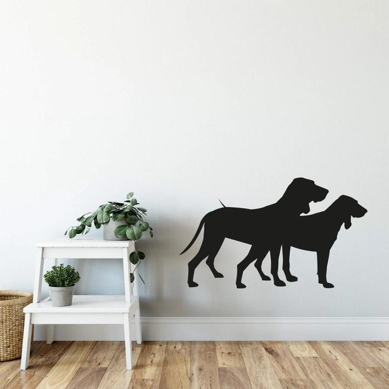 Sticker mural - Chiens 