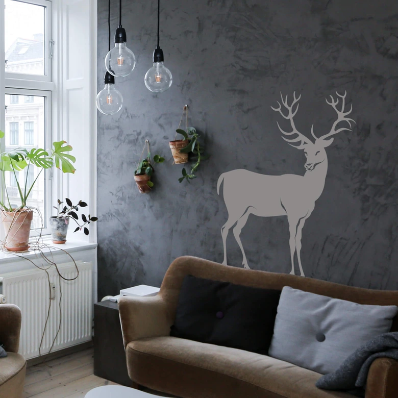 Wandtattoo Hirsch 02 