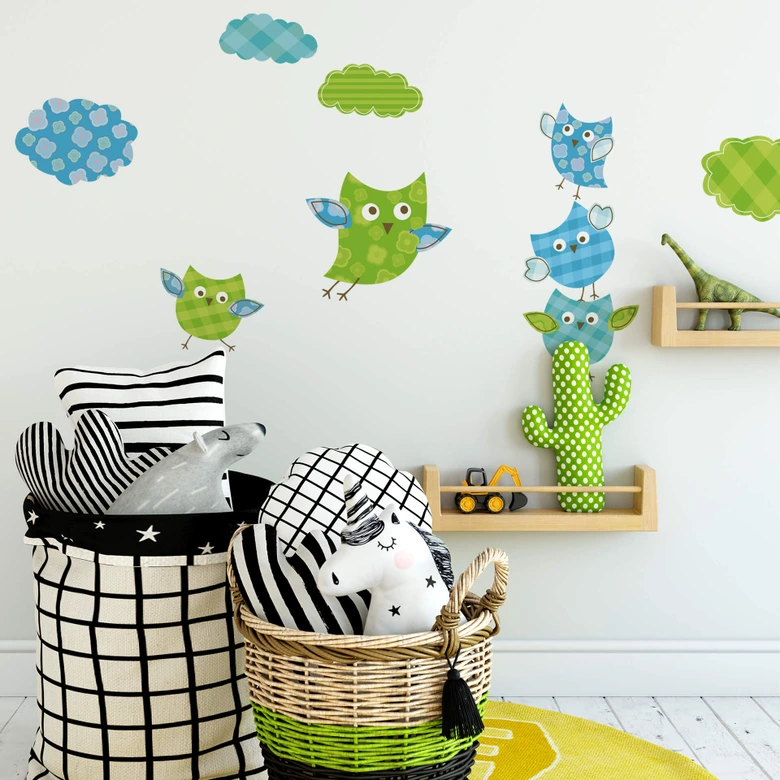 Wandtattoo Lustige Tiere Set 02 (Muster) 