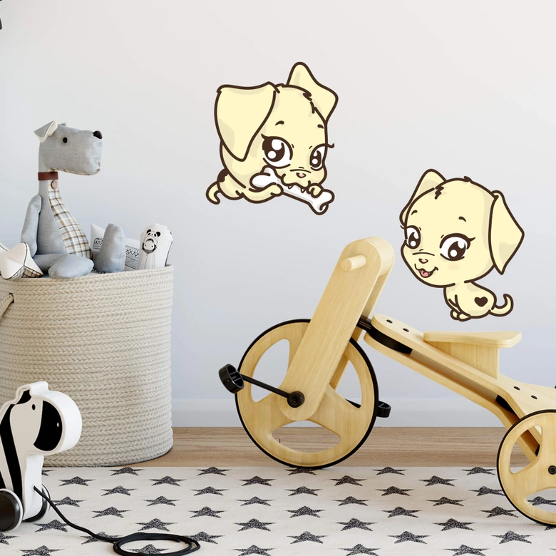 Wandtattoo Cute Puppy 