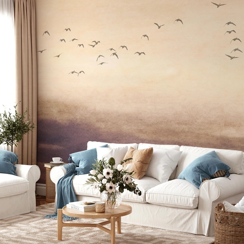 Guido Maria Kretschmer Silent Sky- Art Edition 2 Fototapet beige 