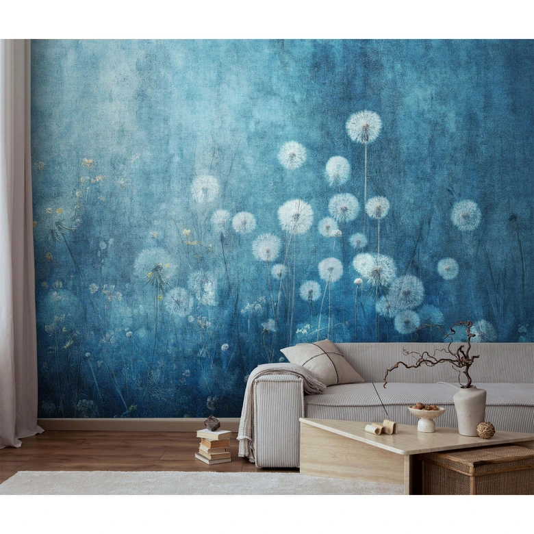 Guido Maria Kretschmer Fototapete Twilight Bloom- Art Edition 2  blau 