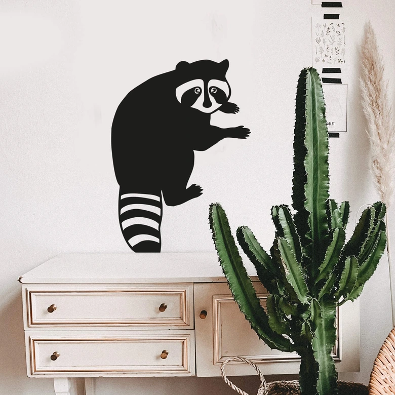 Wall sticker Raccoon 02 