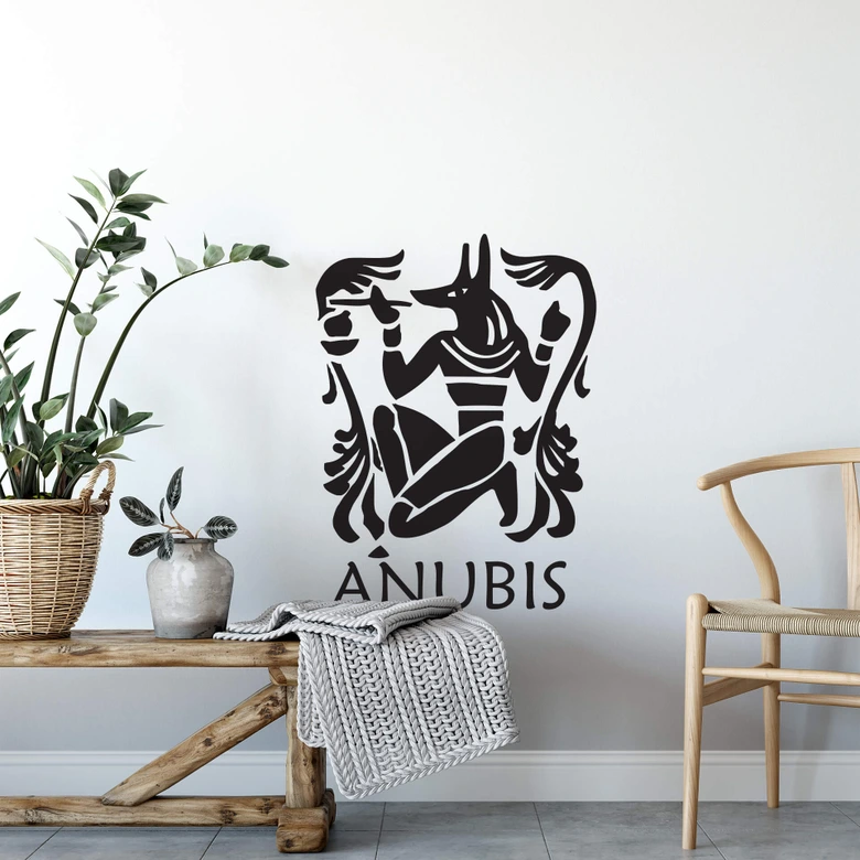 Wandtattoo Anubis 