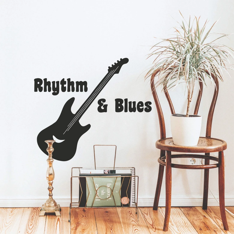 Muursticker Rhythm & Blues 