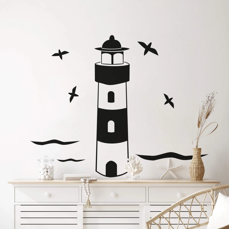 Sticker mural - Phare 