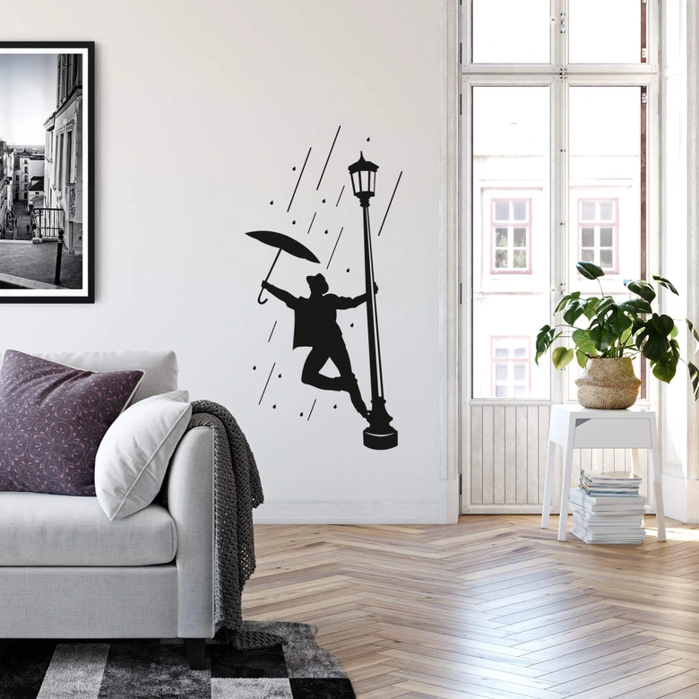 Sticker mural - Chantons sous la Pluie 2 