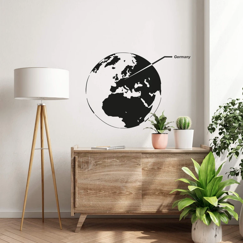 Sticker mural - Globe terrestre 