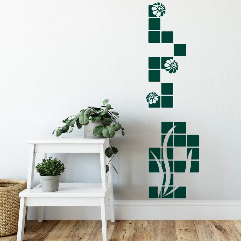 Wandtattoo Banner Steps 