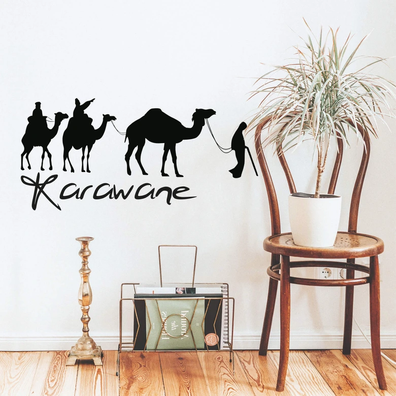 Wandtattoo Karawane 
