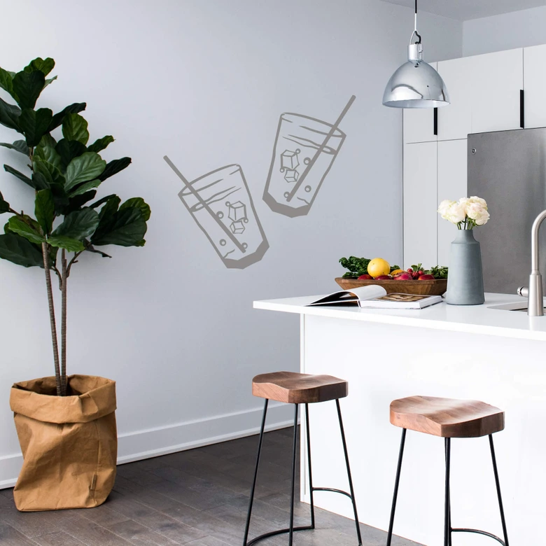 Sticker mural - Cocktail 