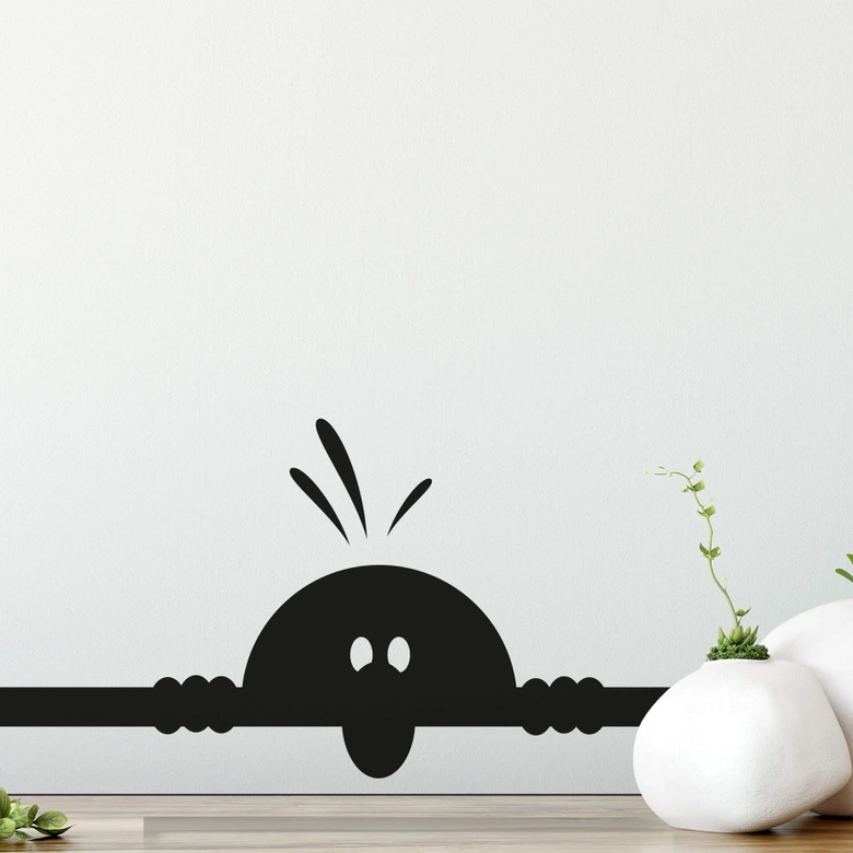 Funny Troll Wall Sticker 