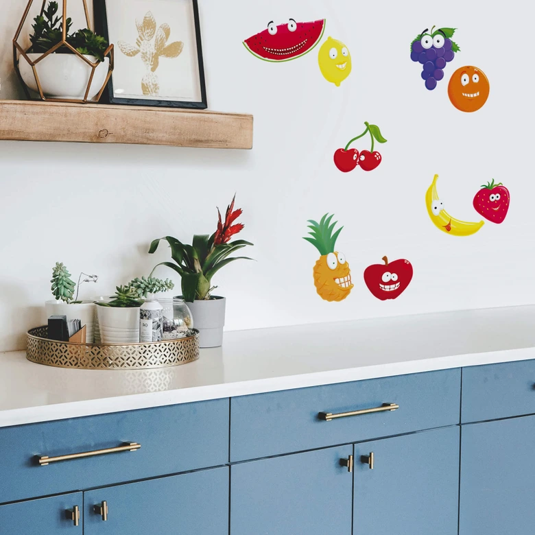 Muursticker Speels Fruit 