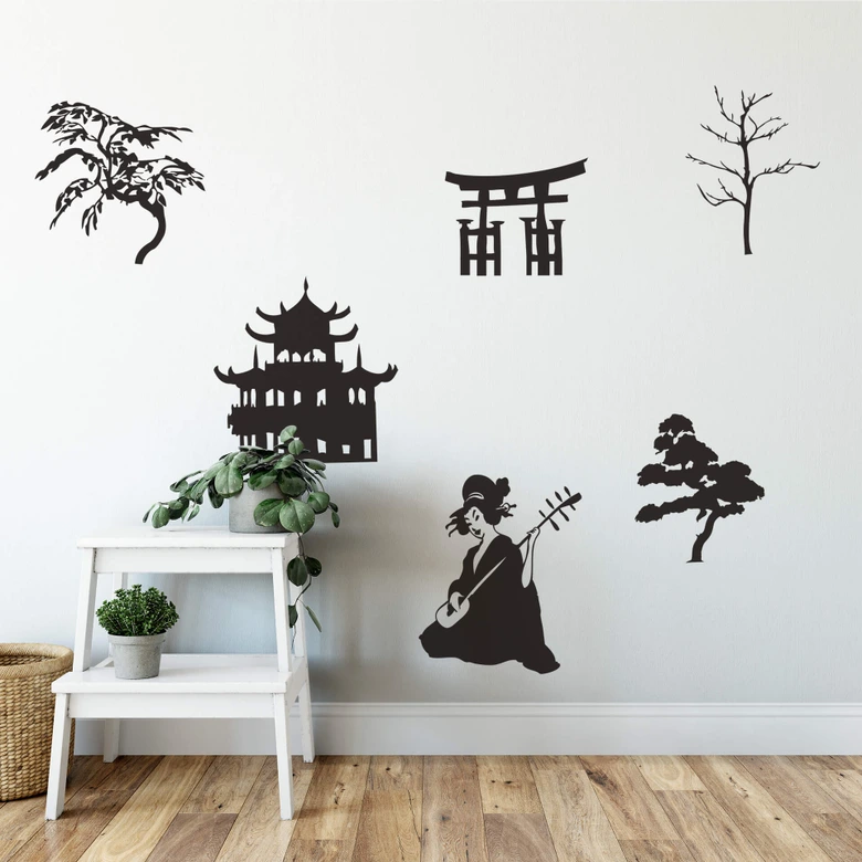 Wandtattoo Asian Life 
