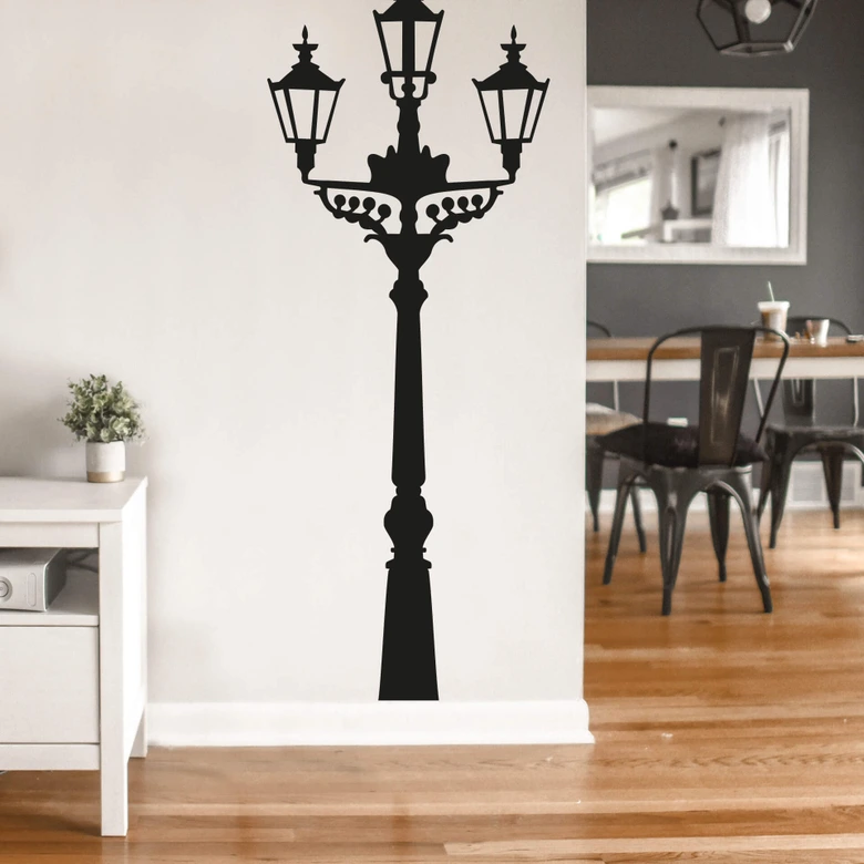 Wandtattoo Straßenlaterne 