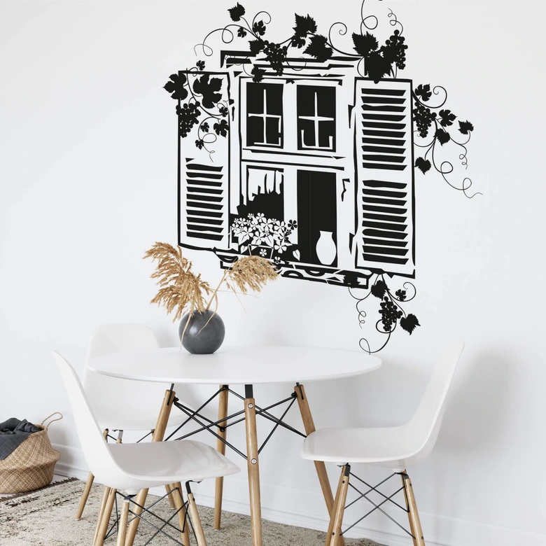 Wandtattoo Weinstube 
