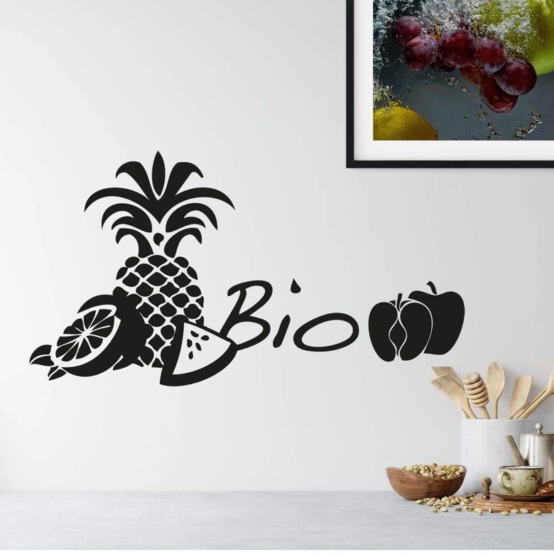 Wandtattoo Bio Obst 