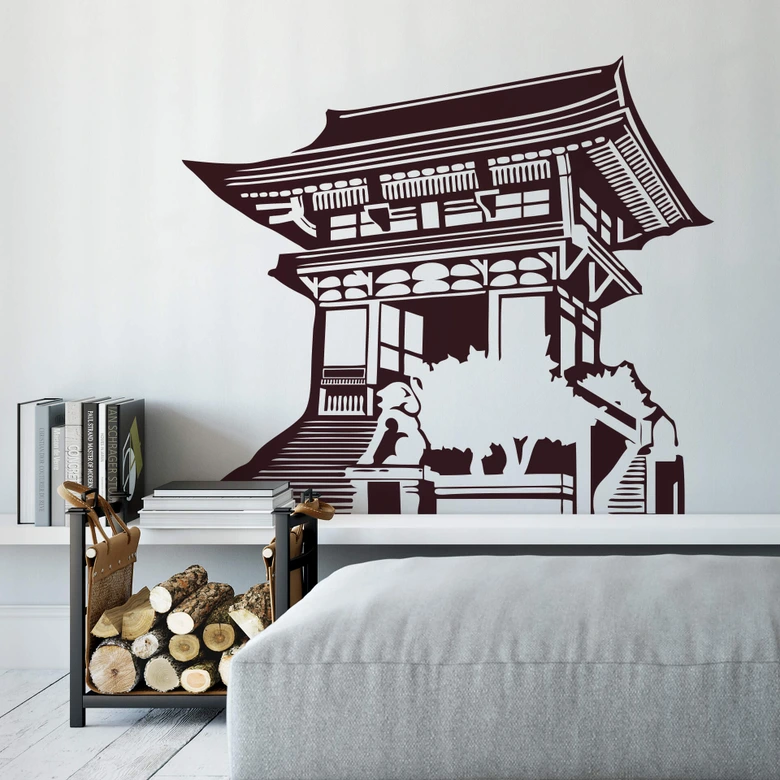 Wandtattoo Tempel 
