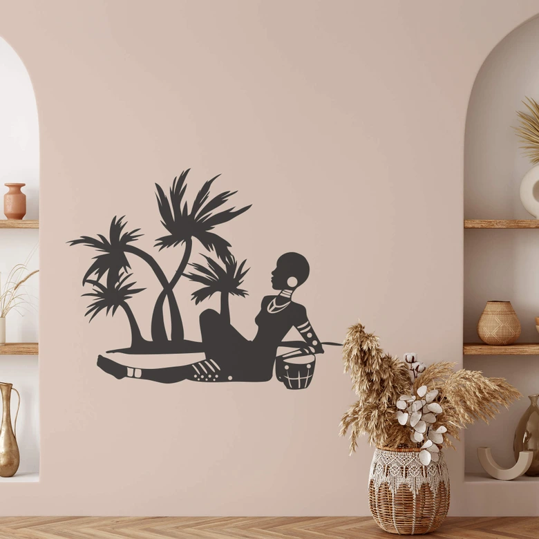 Wandtattoo African Beach 