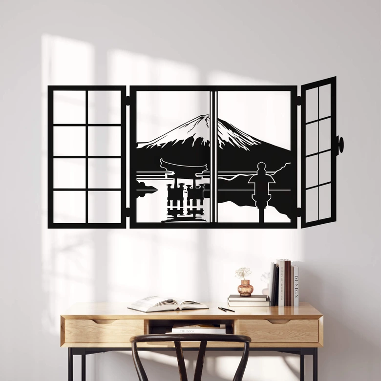 Wandtattoo Aussicht Fuji 