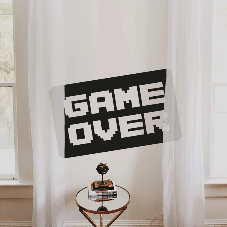 Game Over Wall sticker 