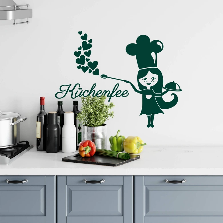 Sticker mural - Bonne cuisinière 