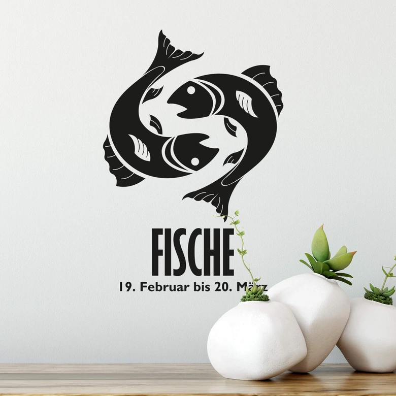 Wandtattoo Sternzeichen - Fische 