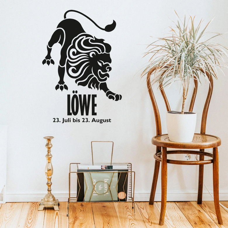 Wandtattoo Sternzeichen - Löwe 