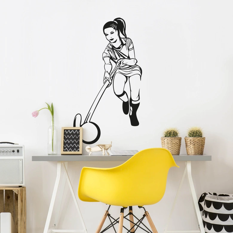 Wandtattoo Hockeydamen 