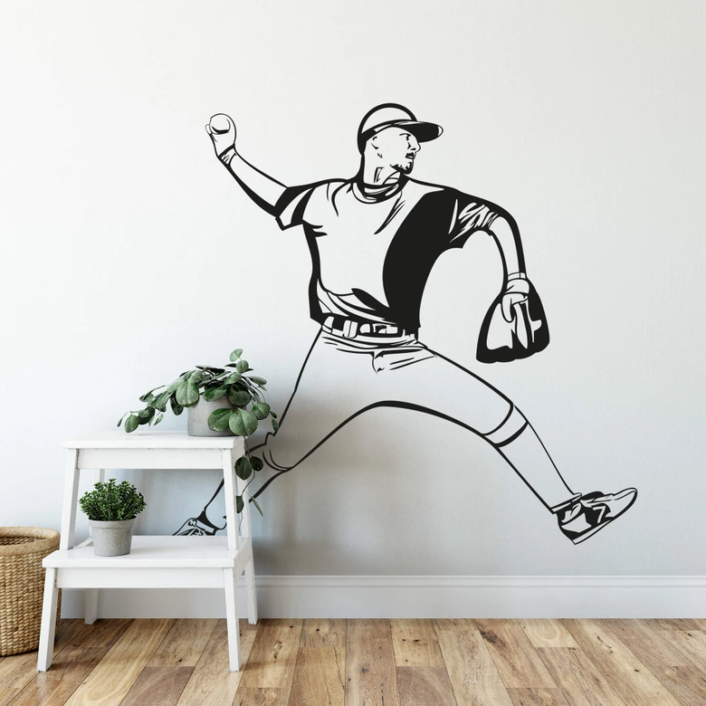 Wandtattoo Baseball 9 