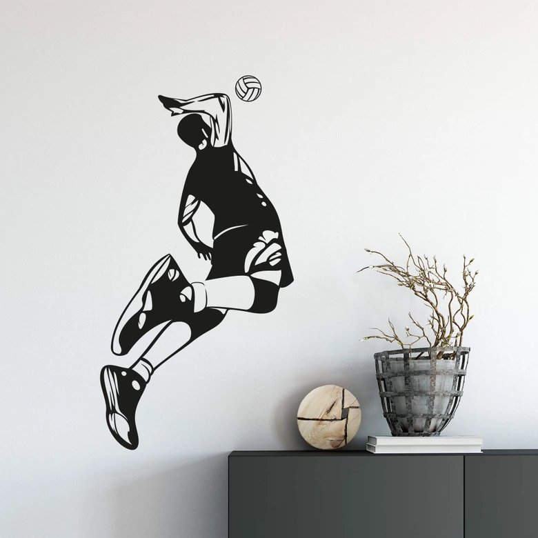 Wandtattoo Volleyball 