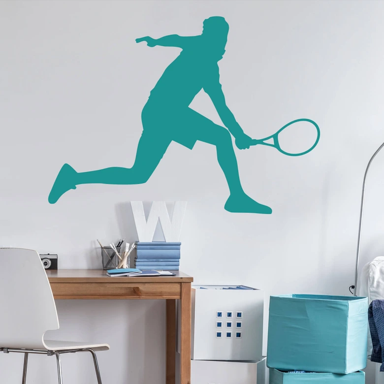 Wandtattoo Tennisspieler 02 