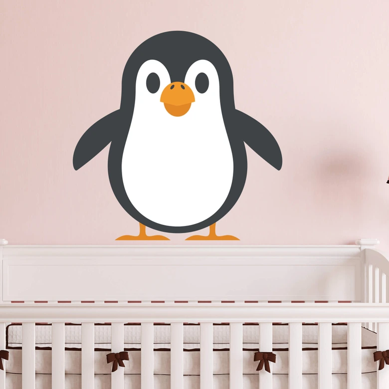 Wall Sticker Emoji Pinguin 
